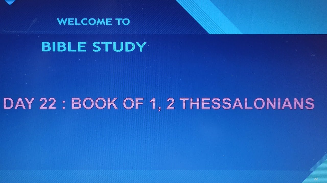 30 DAYS BIBLE STUDY OF NEW TESTAMENT YouTube