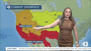 Ongoing snow drought amid low Lake Mead levels