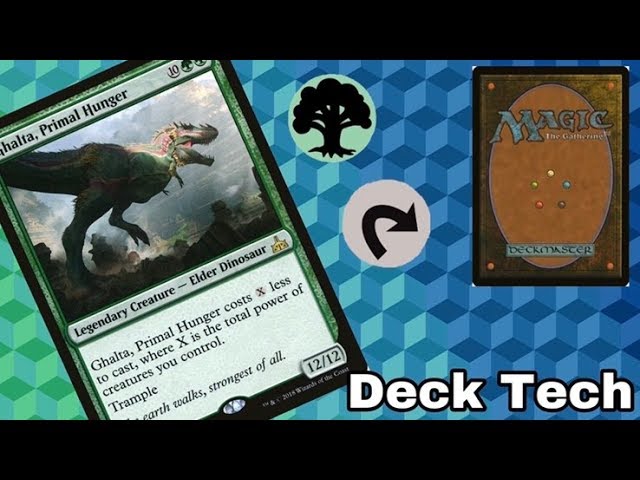 mtg ghalta commander deck Ghalta, Stampede Tyrant Commander Deck DINOSAUR MTG Ready-to-Play Green EDH Alt