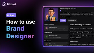 How to Use the Brand Designer AI Agent | Beginner Guide