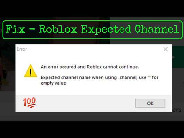 Multiple Roblox Players launched and expected channel name bug