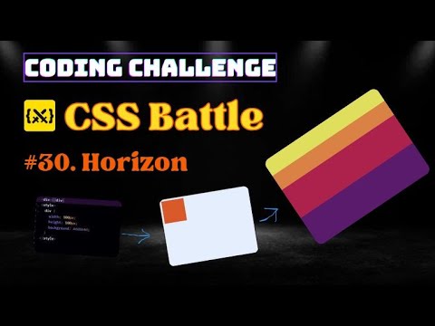 Description Content Horizon Html/css Coding challenges | Membuat desain Horizon dengan menggunakan css # ...