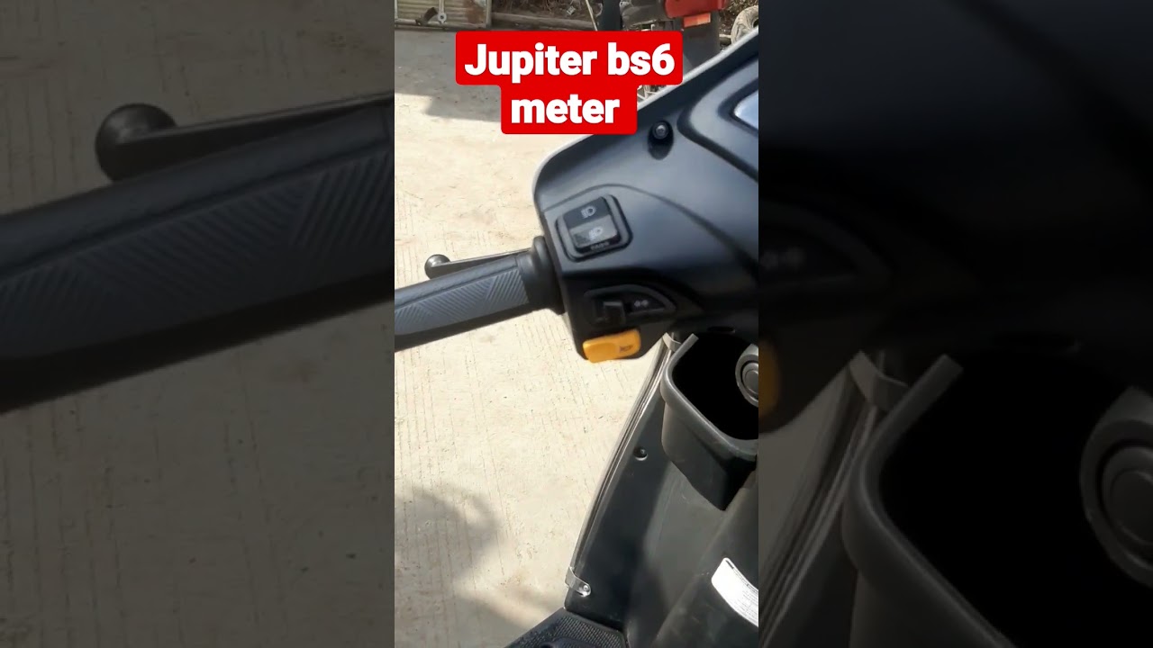 TVS jupiter bs6 meter assembly and self start switch 