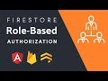 Role-Based Authorization with Firestore