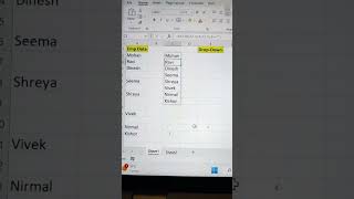 Create Dropdown Without Blank Cells In Excel 🤘 | MS Excel Formula 😎 #shorts #exceltricks #bytetech
