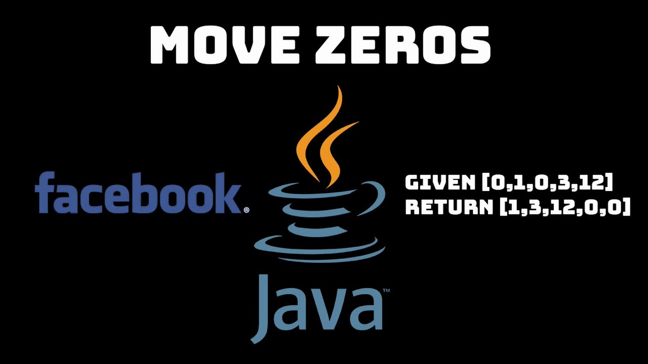 Facebook - Move Zeroes (Leetcode)
