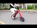 Automatic folding electric scooter Chanson AK-1 折り畳み電動スクーター