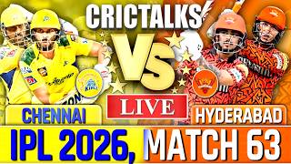 Live: CSK vs SRH Live Match Today, IPL 2026 Live Cricket Score &amp; Commentary, Chennai vs Hyderabad