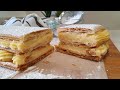 Milhojas de crema pastelera. Así de fácil y así de rica !!!