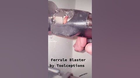 Ferrule Blaster by #toolceptions #plumbing #plumber #status #diy #howto #tools #today #life