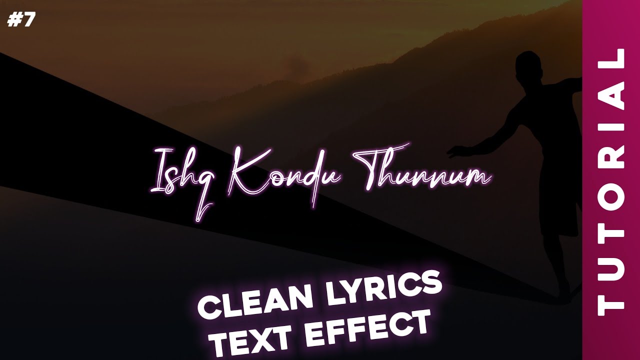 Clean Lyrics Edit Tutorial | Alight Motion | Pinch / Bulge+Text Spacing ...