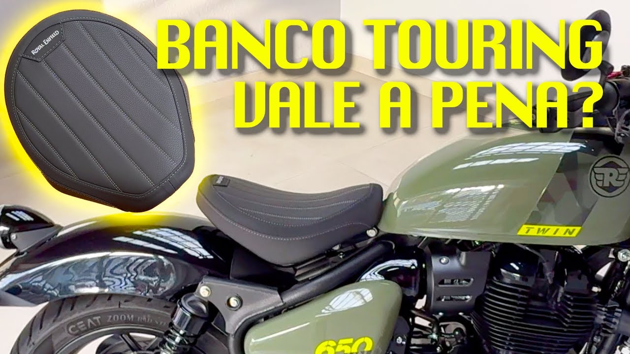 INSTALEI O BANCO TOURING NA SHOTGUN 650 #royalenfieldbrasil #shotgun650