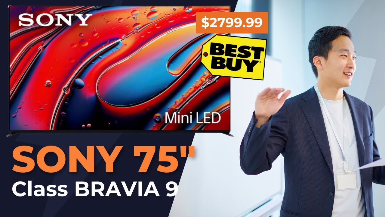 Sony 75 Inch Class BRAVIA 9 Mini LED QLED 4K UHD Smart Google TV