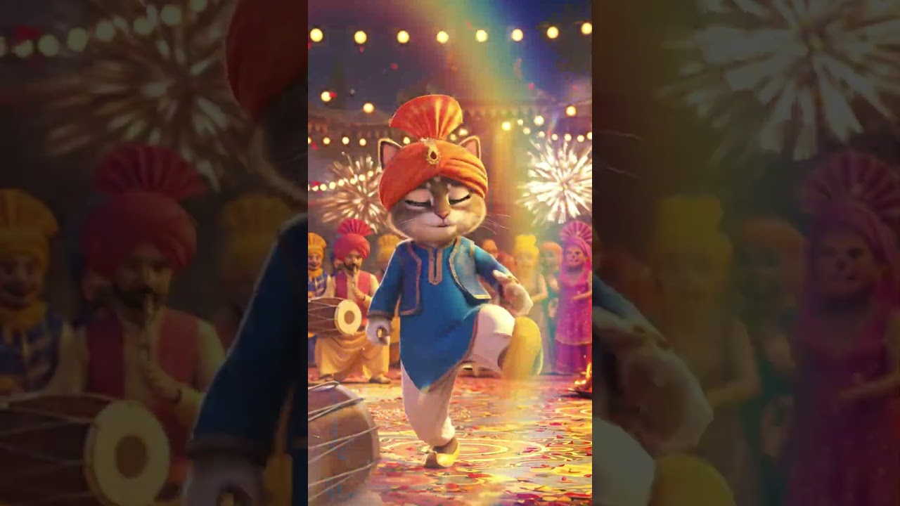 Bhangra Cat  at Bhangra Class 