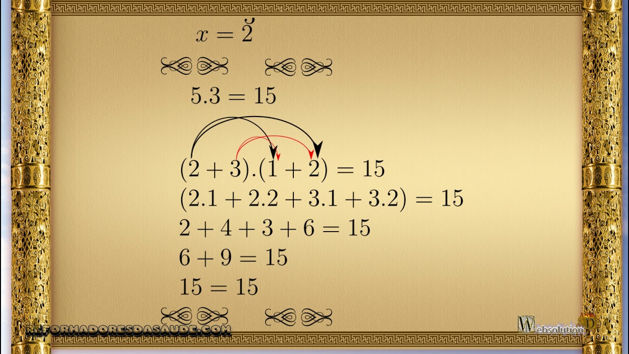 Vídeo: Distributiva da Multiplicação