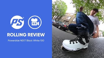 Powerslide Next Black White 100 - Rolling Review