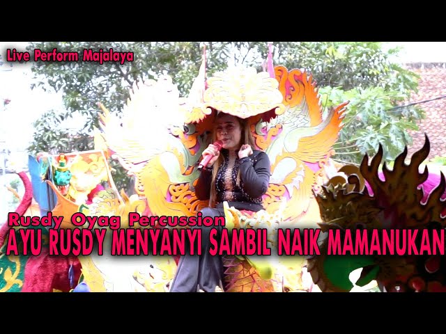 RUSDY OYAG PERCUSSION WITH LION DANGDUT PUTRA ARJUNA || AYU RUSDY TO RISE UP FOOD class=