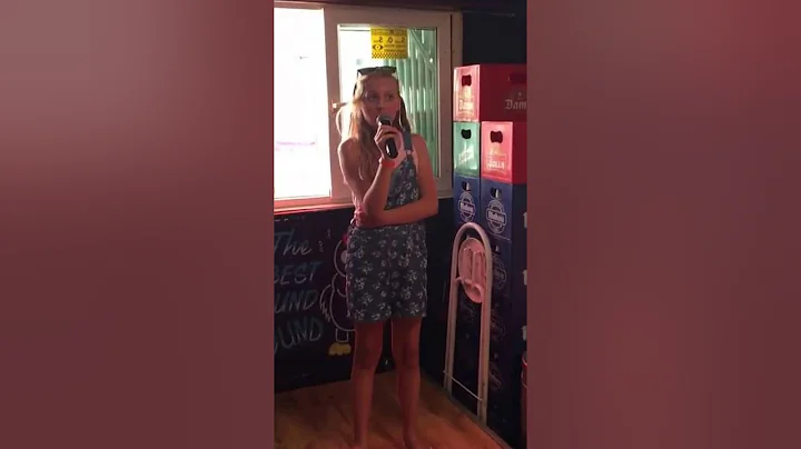 Amy Fisk singing One More Time - Ariana Grande @ T...