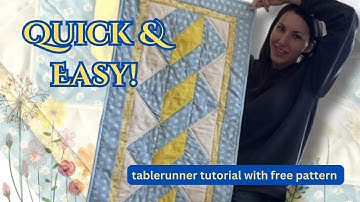 Twisted Pole Table Runner Tutorial