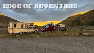 Edge of Adventure...Exploring The Yakima River Canyon in our Micro Trailer.