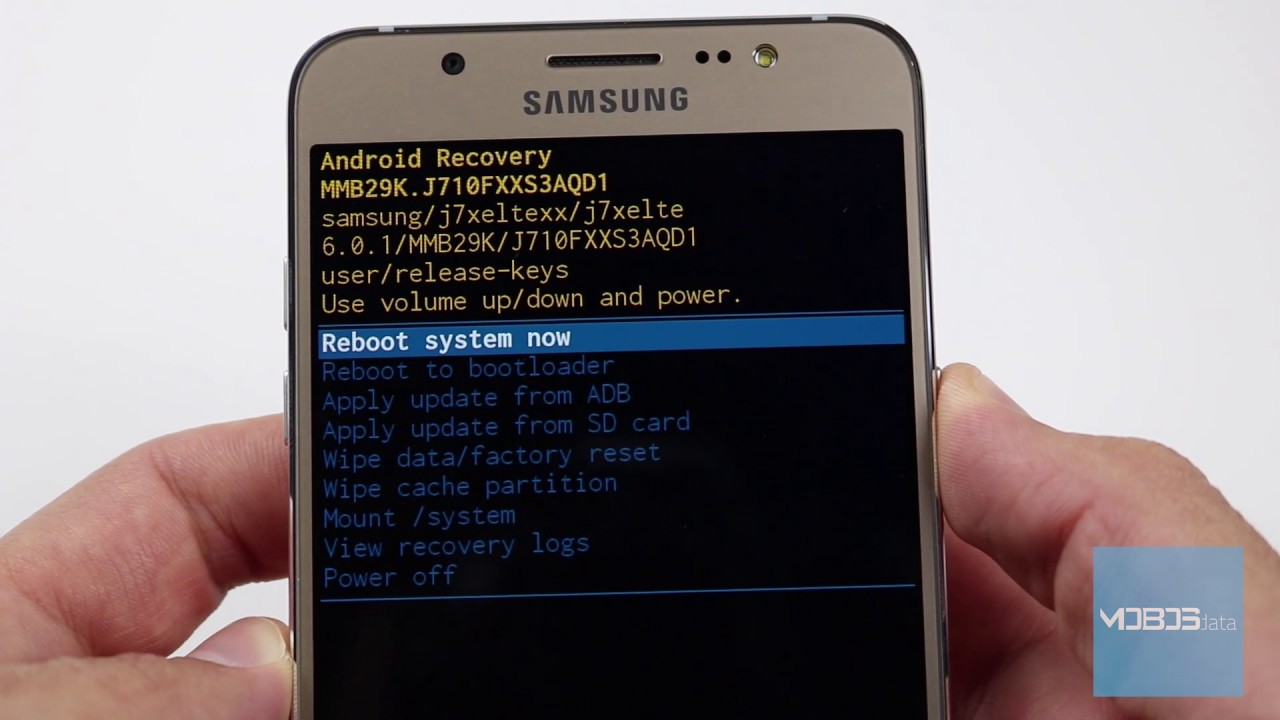Update Samsung Galaxy J7 2016 Hard reset