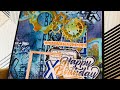 Tuto carte anniversaire masculine #3 {Graffiti girl}