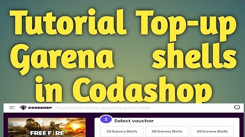 Tutorial top-up Garena shells in Codashop (Part 1) #ffornez