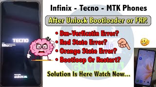 Tecno Camon 20 Pro 5G (ck8n) DM Verfication Fail Error Fix | Tecno Infinix All Error Fix By GsmRaJA