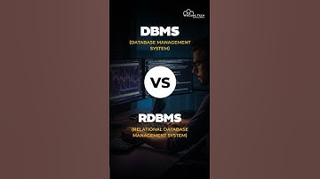 DBMS vs RDBMS: What is the Difference? #webdevelopment #shorts