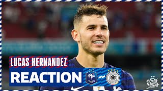 La réaction de Lucas Hernandez, Equipe de France I FFF 2021