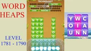 Word Heaps Level 1781 - 1790 | All Answers | Walkthrough screenshot 5