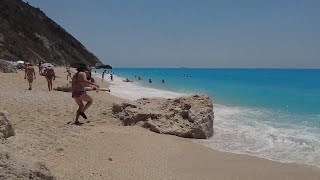 🇬🇷 Lefkada Beach 🌴GREECE 2023 4K