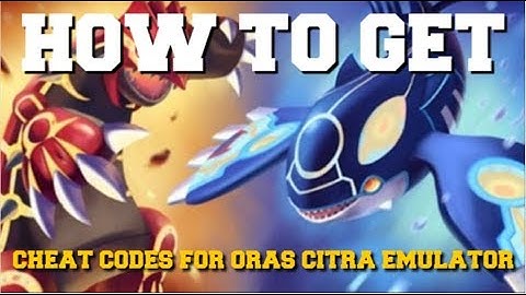 HOW TO GET CHEAT CODES FOR POKEMON OMEGA RUBY AND ALPHA SAPPHIRE ON CITRA EMULATOR (CITRA CHEATS)