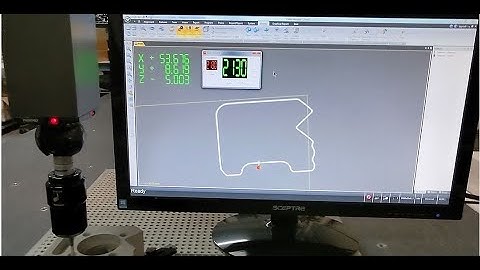 CMM Manager 2D Scan to dxf CAD
