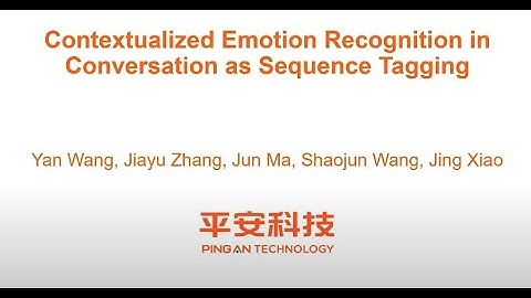Contextualized Emotion Recognition in Conversation as Sequence Tagging