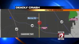 Two killed in Hanover Twp. crash identified