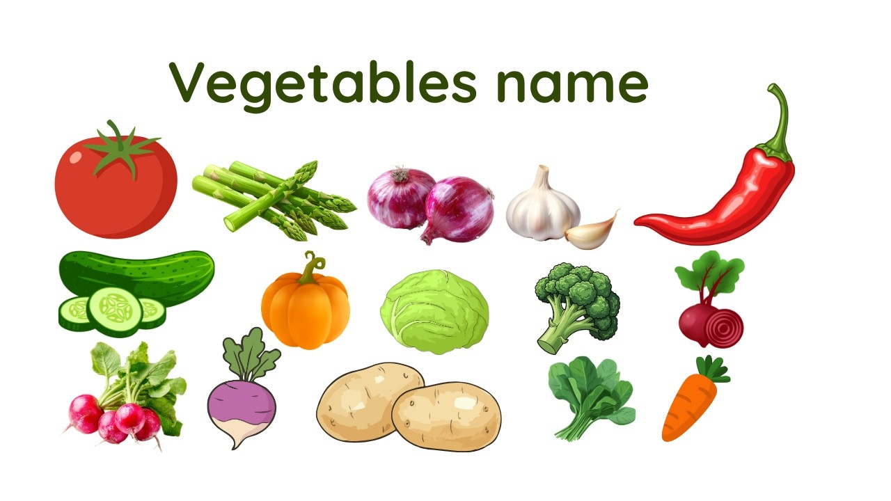 Vegetables name | Vegetables name in English | Vegetables pictures