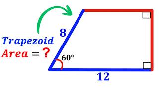 Can you find the area of the Trapezoid? | (Trapezium) | #math #maths | #geometry