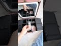 Travel Makeup Organization ✨ Makeup Case with LED Mirror Setup