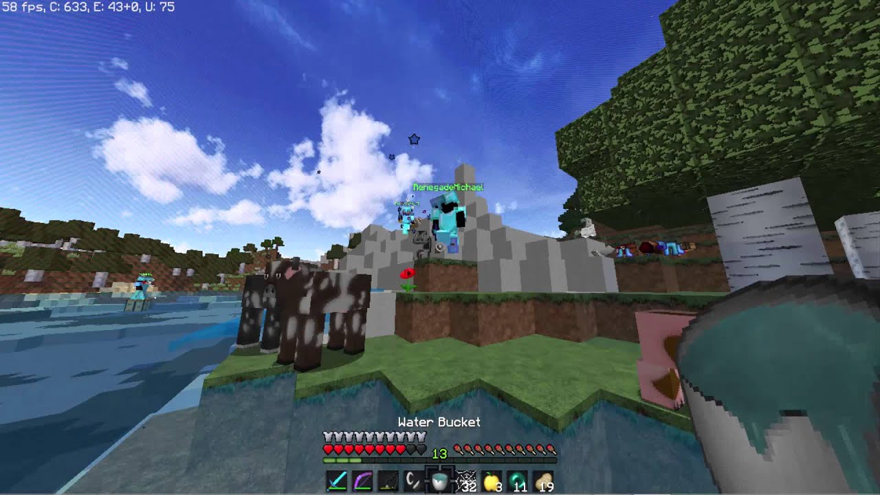 MInecraft UHC FireAspect OP-Minecraft UHC FlowerPower Deathmatch#3 ...