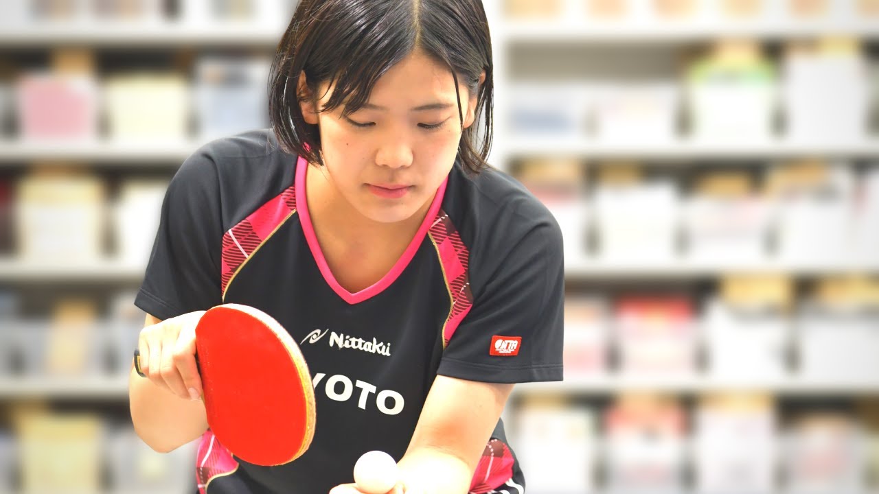 【元関西2位】あなたは、このスネイク巻き込みサーブが取れますか！？｜ちぃちゃん【卓球知恵袋】逆回転　最も