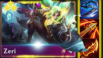 TFT Set 9: New Gunner Zeri ⭐⭐⭐ Go BRRRR