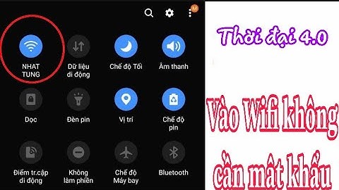 Truy cập wifi không cần mật khẩu (Wifi access without password)