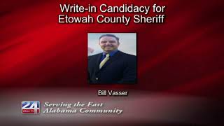 Bill Vasser Former Gadsden Police Officer Announces Write-In Candidacy