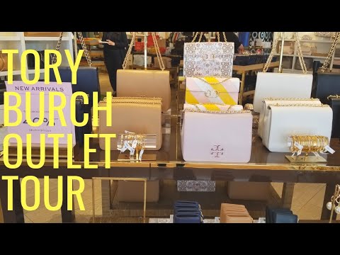 TORY BURCH OUTLET TOUR - 40% OFF - YouTube