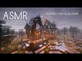 Minecraft ASMR ☕ Building A Cozy Medieval Cabin ❄️Soft Whispering & Keyboard Sounds for Deep Sleep 😴