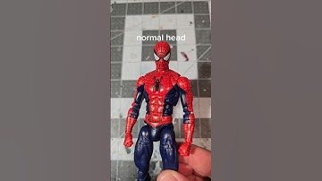 Custom Marvel Legends Maximum Spider-man heads #marvel #spiderman #actionfigures #custom