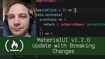 Material UI v1.2.0 Update with Breaking Changes (P5D76) - Live Coding with Jesse