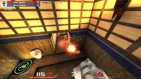 QL CTF Simple Rule Japanese Castles EFC chase, return then easy flag run.