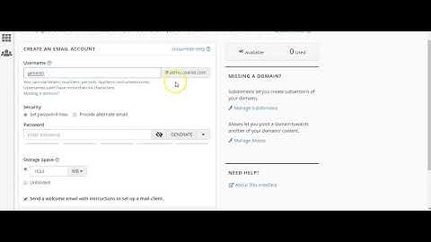 How to create business email accounts in CPanel